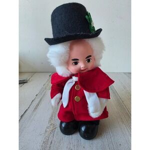 Vintage Marshall field Uncle mistletoe working rare wind up animated musical top